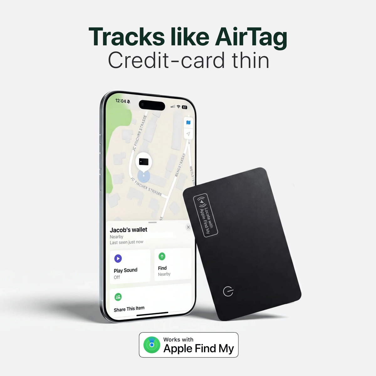 CARRYPEACE™ Tracking Card - STANDARD